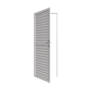Ver imagem 1 de Porta Giro Laminada em Alumínio Branco 0,85cm x 2,15cm Direita – Vitrolar