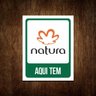 Placa Natura - Placa Sinalização Aqui Tem Revendedora 36X46 - 1