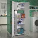 Ver imagem 2 de Armário P/ Lavanderia 2 Portas Espaço Escada Armazenamento Clickforte Armário Lavanderiabr