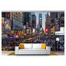 Papel De Parede Cidade Time Square Ny Taxi 3D Ncd237 - 1