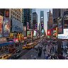 Papel De Parede Cidade Time Square Ny Taxi 3D Ncd237 - 2