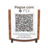 Placa de Sinalização | Pix - Qr Code - Mdf 15x13cm - 1