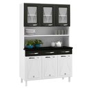 Ver imagem 6 de Armário De Cozinha De Aço Kit Triplo Telasul Preto Star New