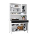 Ver imagem 4 de Armário De Cozinha De Aço Kit Triplo Telasul Preto Star New