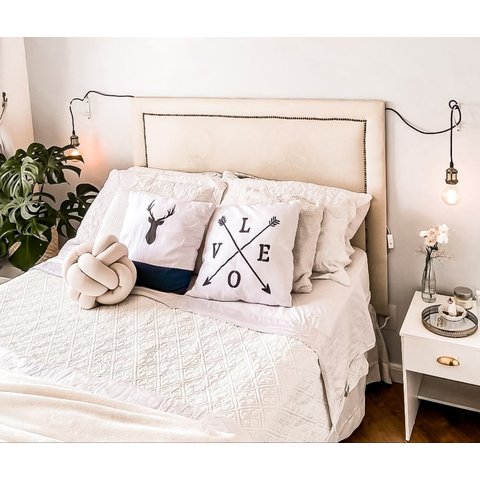 Almofada de nó Escandinavo Nude