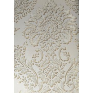 Papel de Parede Italiano, Vinilico Importado Limpável, Arabesco 45016