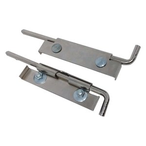 Fechadura Cadeado Porta de Aço Lateral Interna Chapa Par - Dovale - 87007