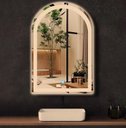 Ver imagem 5 de Espelho Jateado Arco Iluminado com Led Quente Touch 100x80cm