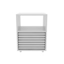 Ver imagem 4 de Mesa Cabeceira Infantil cm-8042 c/1 Gaveta Amêndoa/Branco - Tecno Mobili