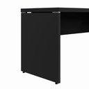 Ver imagem 6 de Escrivaninha L Escritório 1,50m X 1,50m Pés Painel F5 Office Cor:preto