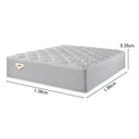 Ver imagem 2 de Colchão de Casal Molas Ensacadas Essence Ecoflex Cinza