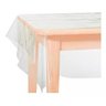 Toalha de Proteção Plástica Para Mesa Em PVC Transparente CRISTAL Bem Grossa 0,40 mm 1,40 X 1,40 Met - 2