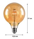 Ver imagem 3 de Lâmpada de Filamento LED G125 Squirrel Cage 4W Bivolt