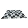 Pastilhas de Vidro Cinza e Preta Mescla Cristal Brilhante Cozinha Banheiro Piscina 30x30cm - 5
