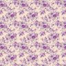 Papel De Parede Floral Flores Lilas E Amarelo Adesivo Sala - 1