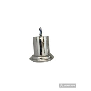 Kit 12 Pés para Sofá e Poltrona e Moveis de Madeira 6cm de Altura Metalizado