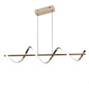 Ver imagem 1 de Pendente Espiral Rose Gold Led 30w Bivolt Alumínio e Silicone 3 Tons de Cor 3000k 4000k 6500k Design