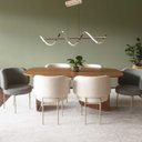 Ver imagem 2 de Pendente Espiral Rose Gold Led 30w Bivolt Alumínio e Silicone 3 Tons de Cor 3000k 4000k 6500k Design