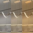 Ver imagem 5 de Pendente Espiral Rose Gold Led 30w Bivolt Alumínio e Silicone 3 Tons de Cor 3000k 4000k 6500k Design
