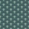Papel de Parede Vinilico Pavão Azul Verde Turquesa Melody - 1