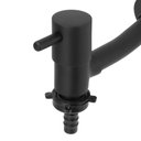 Ver imagem 3 de Torneira Link Preto/Black Tanque/jardim Parede C/ Bico Metal