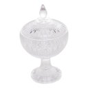 Ver imagem 1 de Potiche Decorativa Cristal com Pé Queen 14x22cm - Wolff
