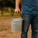 Ver imagem 2 de Balde Galvanizado 16 Litros - Alta Durabilidade Uso Doméstico e Profissional - Sf43