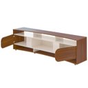 Ver imagem 5 de Rack Tv 86 Pol 220cm com 2 Portas Reno Cedro/off White A09 - Mpozenato