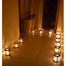 Mini Luminária Lanterna Decorativa Vela de Led - 3