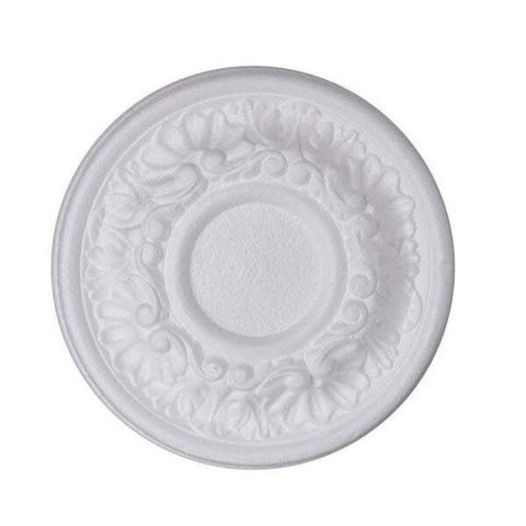 Roseta Decorativa Poliestireno 20cm Gart Rosa