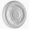 Roseta Decorativa Poliestireno 20cm Gart - 4