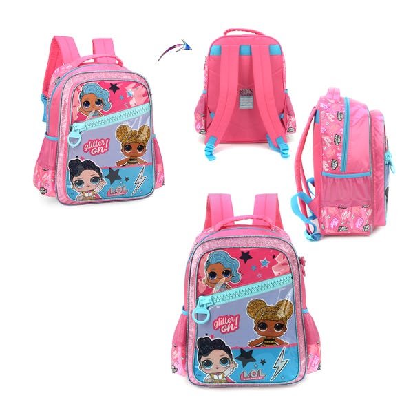 Kit Mochila Infantil Lol Surprise+ Lancheira+ Estojo 100Pens ...