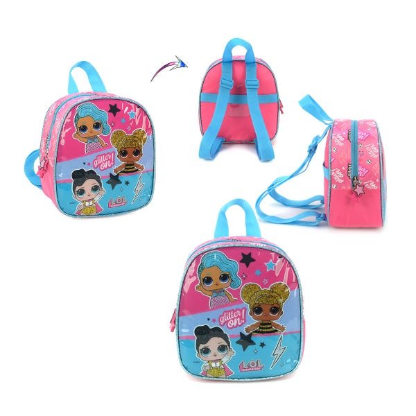 Kit Mochila Infantil Lol Surprise+ Lancheira+ Estojo 100Pens ...