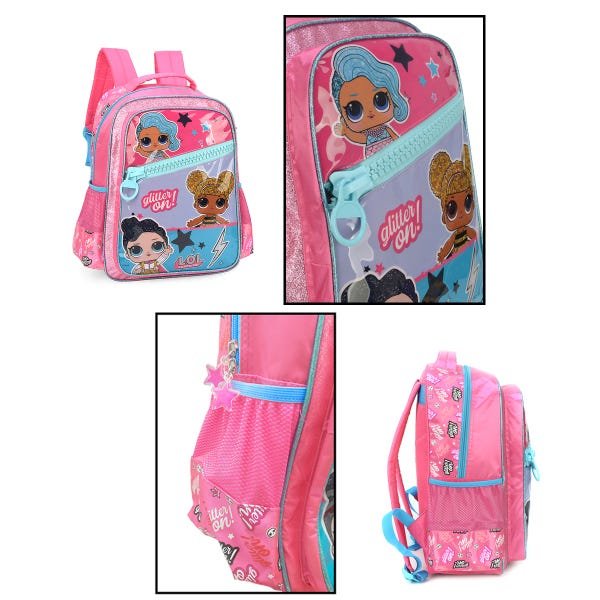 Kit Mochila Infantil Lol Surprise+ Lancheira+ Estojo 100Pens ...
