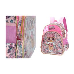 Kit Mochila Infantil Lol Surprise Rosa + Lancheira E Estojo - 6 Kit Mochila Infantil Lol Surprise Rosa + Lancheira E Estojo - 6