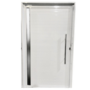 Ver imagem 3 de Porta Pivotante Branco C/ Puxador / Vidro L-25mm