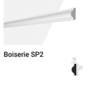 Ver imagem 6 de Kit Boiserie de Poliuretano SP2 100x80cm Branco Gart