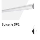 Ver imagem 6 de Kit Boiserie de Poliuretano SP2 100x80cm Branco Gart