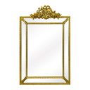 Ver imagem 1 de Espelho Vertical 140cm Cristal Bisotê Entalhes Florais e Musicais