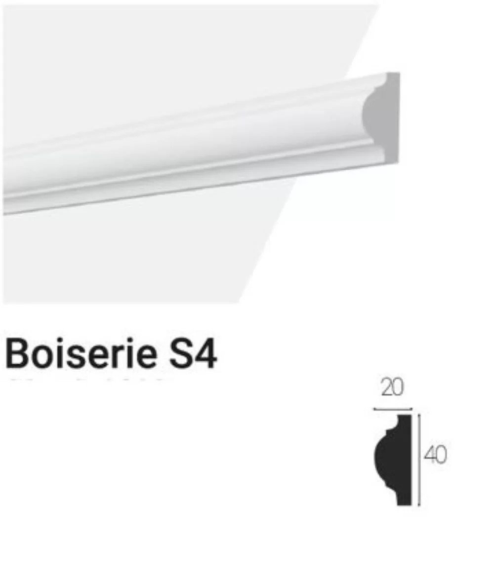 Kit Boiserie S4 - 60x40cm Poliestireno - 6