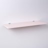 Prateleira Rosa Claro 60x20cm Com Suporte Tucano - 1