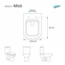 Ver imagem 3 de Assento Sanitário Misti Palha para vaso Icasa