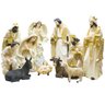 Presépio De Natal 11 Peças 51.5Cm - Enfeite Resina - 1