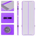 Ver imagem 4 de Tapete Colchão Ginástica Inflável 3 Metros com Bomba Elétrica Vg Plus Roxo 110v