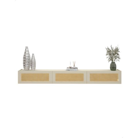 Rack Nicho Modulo Suspenso 3 Portas Palina 2170 Off-white
