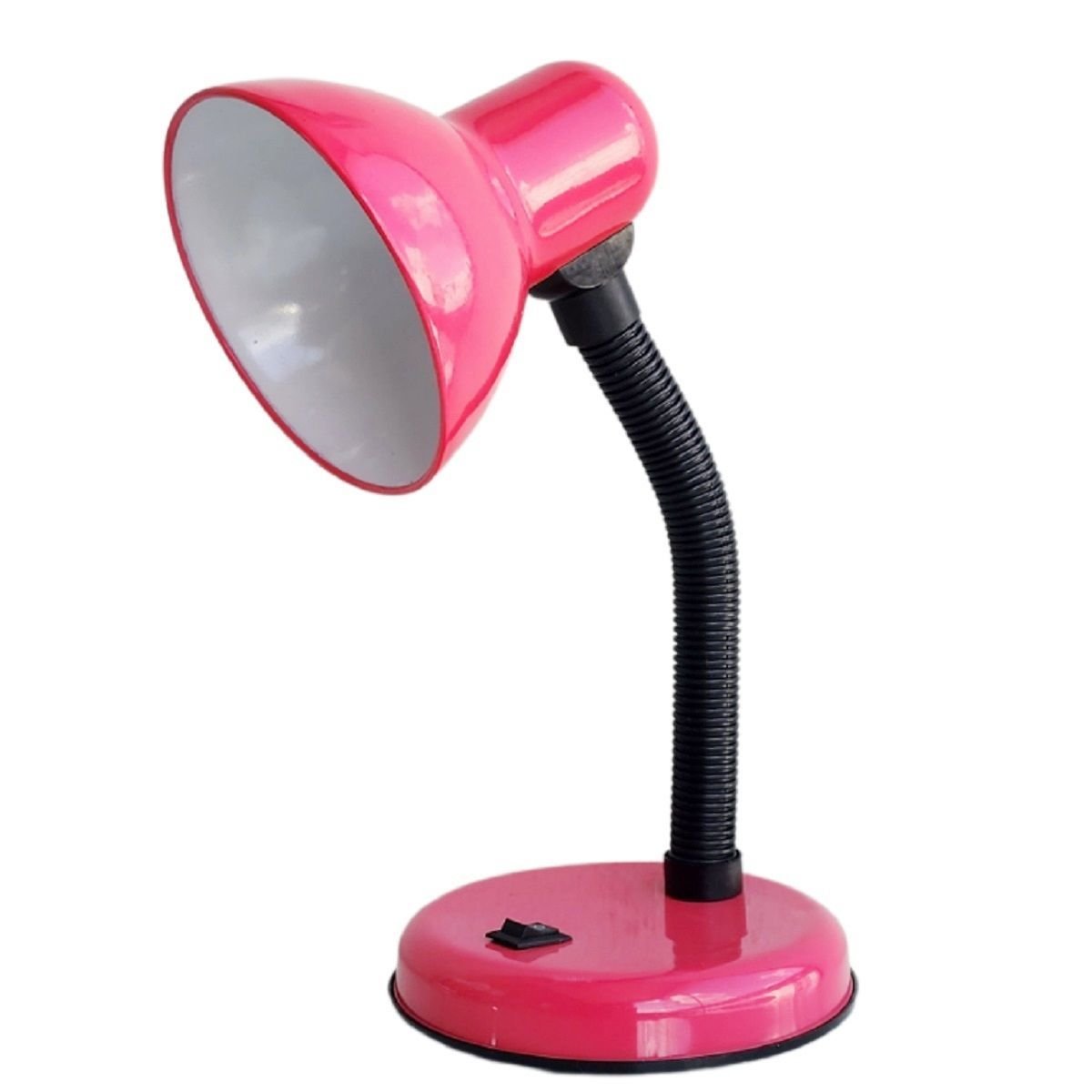 Ver imagem 1 de Luminária Mesa Abajur 35cm Articulada Flexível Pt-06: Rosa