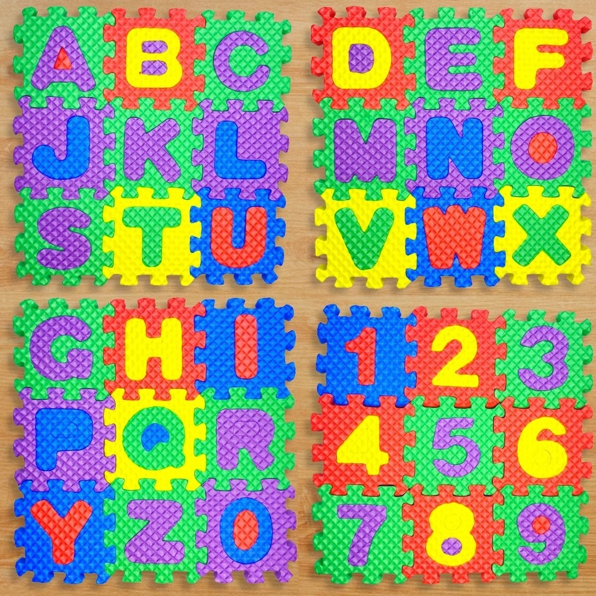 Tapete Didático Eva Infantil Letras Números Tatame Alfabeto - 4