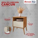 Ver imagem 5 de Mesa De Cabeceira Cancun Naturalle/Off White – Bechara Móveis