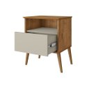 Ver imagem 3 de Mesa De Cabeceira Cancun Naturalle/Off White – Bechara Móveis