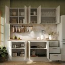 Ver imagem 2 de Cozinha Modulada 4 Peças 2 Aéreos 2 Balcões com Tampo Marselha CabeCasa MadeiraOriginals